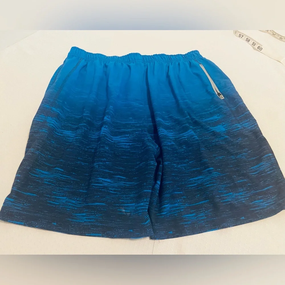 TASC Blue Gradient Men's Shorts, Size L